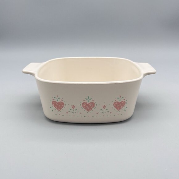 Vtg Corning (A-1 1/2-B) 1.5 Liter Forever Yours Design Casserole Dish *No Lid* - Picture 3 of 6